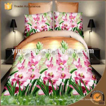 Roses Theme 3D Bedding Set in Pure polyester ,super hand feeling